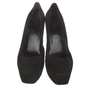 Gucci Black Suede Heels